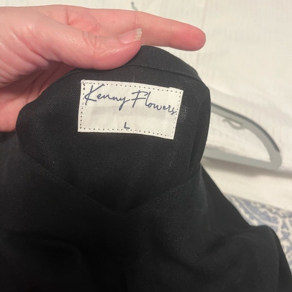 Kenny Flowers The Mykonos Black Linen Dress - Picture 4 of 5